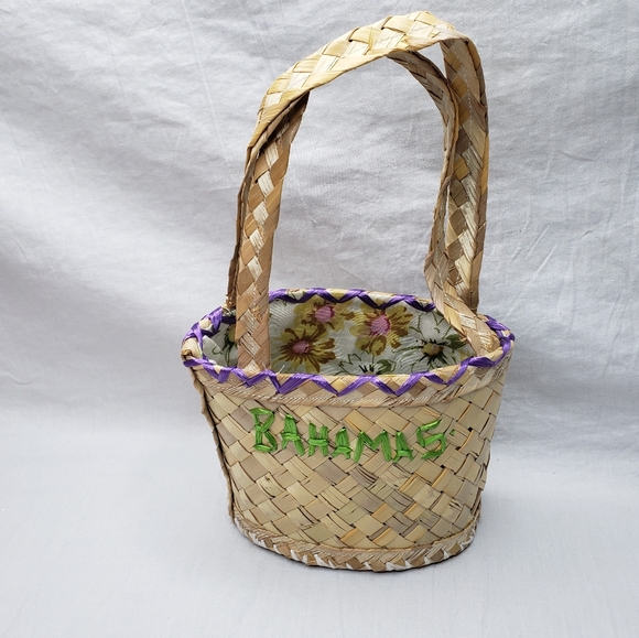 Hello Kitty Bahamas Palm Leaf Handbag Handmade - Picture 5 of 5